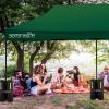 imagePop Up Canopy Tent 10x15  Commercial Instant Shelter FoldableCollapsible Sun Shade Canopy Pop Up Tent wWaterproof UV Resistant Tent Top Portable Carry Bag ampamp Sand Bag  SereneLife SLGZ15W WhiteForest Green