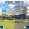 imagePop Up Canopy Tent 10x15  Commercial Instant Shelter FoldableCollapsible Sun Shade Canopy Pop Up Tent wWaterproof UV Resistant Tent Top Portable Carry Bag ampamp Sand Bag  SereneLife SLGZ15W WhiteWhite