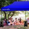 imagePop Up Canopy Tent 10x15  Commercial Instant Shelter FoldableCollapsible Sun Shade Canopy Pop Up Tent wWaterproof UV Resistant Tent Top Portable Carry Bag ampamp Sand Bag  SereneLife SLGZ15W WhiteBlue