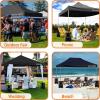imagePop Up Canopy Tent 10x15  Commercial Instant Shelter FoldableCollapsible Sun Shade Canopy Pop Up Tent wWaterproof UV Resistant Tent Top Portable Carry Bag ampamp Sand Bag  SereneLife SLGZ15W WhiteBlack