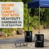 imagePop Up Canopy Tent 10x15  Commercial Instant Shelter FoldableCollapsible Sun Shade Canopy Pop Up Tent wWaterproof UV Resistant Tent Top Portable Carry Bag ampamp Sand Bag  SereneLife SLGZ15W WhiteBlue