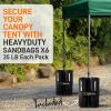 imagePop Up Canopy Tent 10x15  Commercial Instant Shelter FoldableCollapsible Sun Shade Canopy Pop Up Tent wWaterproof UV Resistant Tent Top Portable Carry Bag ampamp Sand Bag  SereneLife SLGZ15W WhiteForest Green