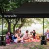 imagePop Up Canopy Tent 10x15  Commercial Instant Shelter FoldableCollapsible Sun Shade Canopy Pop Up Tent wWaterproof UV Resistant Tent Top Portable Carry Bag ampamp Sand Bag  SereneLife SLGZ15W WhiteBlack