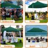 imagePop Up Canopy Tent 10x15  Commercial Instant Shelter FoldableCollapsible Sun Shade Canopy Pop Up Tent wWaterproof UV Resistant Tent Top Portable Carry Bag ampamp Sand Bag  SereneLife SLGZ15W WhiteForest Green