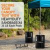 imagePop Up Canopy Tent 10x15  Commercial Instant Shelter FoldableCollapsible Sun Shade Canopy Pop Up Tent wWaterproof UV Resistant Tent Top Portable Carry Bag ampamp Sand Bag  SereneLife SLGZ15W WhiteSky Blue