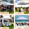 imagePop Up Canopy Tent 10x15  Commercial Instant Shelter FoldableCollapsible Sun Shade Canopy Pop Up Tent wWaterproof UV Resistant Tent Top Portable Carry Bag ampamp Sand Bag  SereneLife SLGZ15W WhiteWhite