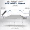 imagePop Up Canopy Tent 10x15  Commercial Instant Shelter FoldableCollapsible Sun Shade Canopy Pop Up Tent wWaterproof UV Resistant Tent Top Portable Carry Bag ampamp Sand Bag  SereneLife SLGZ15W WhiteWhite