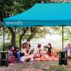 imagePop Up Canopy Tent 10x15  Commercial Instant Shelter FoldableCollapsible Sun Shade Canopy Pop Up Tent wWaterproof UV Resistant Tent Top Portable Carry Bag ampamp Sand Bag  SereneLife SLGZ15W WhiteSky Blue