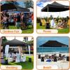 imagePop Up Canopy Tent 10x15  Commercial Instant Shelter FoldableCollapsible Sun Shade Canopy Pop Up Tent wWaterproof UV Resistant Tent Top Portable Carry Bag ampamp Sand Bag  SereneLife SLGZ15W WhiteBlack