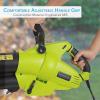 imageSerene Life Electric Leaf Blower Vacuum ampamp Shredder Mulcher  3in1 Home ampamp Garden Lawn Tool with Blower Vac Bag SereneLife PSLHTM34 Black