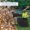 imageSerene Life Electric Leaf Blower Vacuum ampamp Shredder Mulcher  3in1 Home ampamp Garden Lawn Tool with Blower Vac Bag SereneLife PSLHTM34 Black