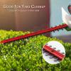 imageSereneLife Corded Electric Handheld Hedge Trimmer4 Amp Electrical High Powered Hand Garden Trimmer Tool w18 Inch BladeTrims BushShrubGrassSmall Tree BranchSereneLifeYellow
