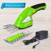 imageSereneLife Cordless Hedge Trimmer Handheld Grass Cutter Shears Electric Shrub Trimmer with 36V Rechargeable Battery 2in1 System Lightweight and Portable Ideal for Lawns and GardensDark Green