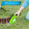 imageSereneLife Cordless Hedge Trimmer Handheld Grass Cutter Shears Electric Shrub Trimmer with 36V Rechargeable Battery 2in1 System Lightweight and Portable Ideal for Lawns and GardensDark Green