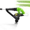 imageSereneLife Grass Cordless Clippers Power Edge Trimmer with Rechargeable String Trimmer  Electric 18 Volt Rechargeable Battery Powered Weed Eater  AZPSLCGM25