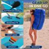 imageSereneLife Inflatable Stand Up Paddle Board with Premium SUP Accessories  Wide Stable Design with NonSlip EVA Deck Pad for Adults and Youth of All Skill LevelsMarine Blue