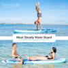imageSereneLife Inflatable Stand Up Paddle Board with Premium SUP Accessories  Wide Stable Design with NonSlip EVA Deck Pad for Adults and Youth of All Skill LevelsBlue
