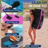 imageSereneLife Inflatable Stand Up Paddle Board with Premium SUP Accessories  Wide Stable Design with NonSlip EVA Deck Pad for Adults and Youth of All Skill LevelsPink