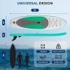 imageSereneLife Inflatable Stand Up Paddle Board with Premium SUP Accessories  Wide Stable Design with NonSlip EVA Deck Pad for Adults and Youth of All Skill LevelsOlive Green