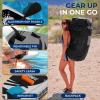 imageSereneLife Inflatable Stand Up Paddle Board with Premium SUP Accessories  Wide Stable Design with NonSlip EVA Deck Pad for Adults and Youth of All Skill LevelsBlack and Light Gray