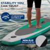 imageSereneLife Inflatable Stand Up Paddle Board with Premium SUP Accessories  Wide Stable Design with NonSlip EVA Deck Pad for Adults and Youth of All Skill LevelsOlive Green