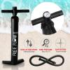 imageSereneLife Inflatable Stand Up Paddle Board with Premium SUP Accessories  Wide Stable Design with NonSlip EVA Deck Pad for Adults and Youth of All Skill Levels 350 lbs CapacityGrey