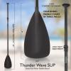 imageSereneLife Inflatable Stand Up Paddle Board with Premium SUP Accessories  Wide Stable Design with NonSlip EVA Deck Pad for Adults and Youth of All Skill Levels 350 lbs CapacityLight Blue