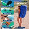 imageSereneLife Inflatable Stand Up Paddle Board with Premium SUP Accessories  Wide Stable Design with NonSlip EVA Deck Pad for Adults and Youth of All Skill LevelsOlive Green