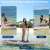 imageSereneLife Inflatable Stand Up Paddle Board with Premium SUP Accessories  Wide Stable Design with NonSlip EVA Deck Pad for Adults and Youth of All Skill LevelsPink