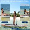 imageSereneLife Inflatable Stand Up Paddle Board with Premium SUP Accessories  Wide Stable Design with NonSlip EVA Deck Pad for Adults and Youth of All Skill LevelsOrange
