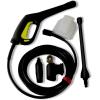 imageSerenelife Electric Pressure Washer  Powerful Heavy Duty 145 AMP 1800PSI Rolling Wheels  Car Power Wash Spray Clean Concrete Driveway Car Home  SLPRWAS46
