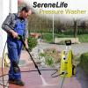 imageSerenelife Electric Pressure WasherPowerful Heavy Duty 2000PSI Manual Adjustable High Low Cold Water SprayerOrange