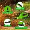 imageSerenlife Lightweight Cordless Leaf Blower  18V 55 MPH Air Speed  Perfect for Decks Gutter Cleaning Snow ampamp Small Yards  Rechargeable Battery ampamp Charger Included  Charge Time 4 Hours  Only 5 lbsBattery
