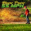 imageSerenlife Lightweight Cordless Leaf Blower  18V 55 MPH Air Speed  Perfect for Decks Gutter Cleaning Snow ampamp Small Yards  Rechargeable Battery ampamp Charger Included  Charge Time 4 Hours  Only 5 lbsBattery