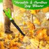 imageSerenlife Lightweight Cordless Leaf Blower  18V 55 MPH Air Speed  Perfect for Decks Gutter Cleaning Snow ampamp Small Yards  Rechargeable Battery ampamp Charger Included  Charge Time 4 Hours  Only 5 lbsBattery