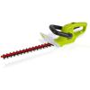 imageSereneLife Corded Electric Handheld Hedge Trimmer4 Amp Electrical High Powered Hand Garden Trimmer Tool w18 Inch BladeTrims BushShrubGrassSmall Tree BranchSereneLifeYellow