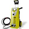 imageSerenelife Electric Pressure Washer  Powerful Heavy Duty 145 AMP 1800PSI Rolling Wheels  Car Power Wash Spray Clean Concrete Driveway Car Home  SLPRWAS46