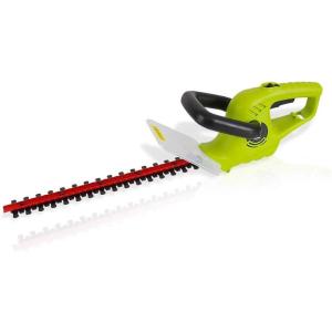 imageSereneLife Corded Electric Handheld Hedge Trimmer4 Amp Electrical High Powered Hand Garden Trimmer Tool w18 Inch BladeTrims BushShrubGrassSmall Tree BranchSereneLifeYellow