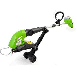 imageSereneLife Grass Cordless Clippers Power Edge Trimmer with Rechargeable String Trimmer  Electric 18 Volt Rechargeable Battery Powered Weed Eater  AZPSLCGM25