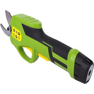 imageSereneLife PSPR170 Pruner Metal 72v Lithiumion Rechargeable Battery Powered Electric Pruning Shears Garden Trimmer Hand Held Cordless Tree Branch Cutter wSafety Switch Green