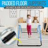 imageKids Gymnastics Bar Adjustable Height Foldable Expandable Horizontal Gymnastic Training Equipment for Home Indoor Toddlers Gym Set Monkey Bar Fun