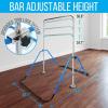 imageKids Gymnastics Bar Adjustable Height Foldable Expandable Horizontal Gymnastic Training Equipment for Home Indoor Toddlers Gym Set Monkey Bar Fun