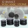 imagePortable Massage Stone Warmer Set Electric Spa Hot Stones Massager and Heater Kit with 6 Large and 6 Small Round Shaped Basalt Warm Massaging Therapy Rocks Equipment Digital Controller Heating Bag