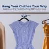 imageSereneLife 100Pack Velvet Hangers  Slim NonSlip Design with Swivel Hook  HeavyDuty Closet Organizer for Shirts Pants ampamp Dresses  Lightweight SpaceSaving Storage Solution  BlackBlack