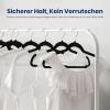 imageSereneLife 100Pack Velvet Hangers  Slim NonSlip Design with Swivel Hook  HeavyDuty Closet Organizer for Shirts Pants ampamp Dresses  Lightweight SpaceSaving Storage Solution  BlackBlack