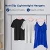 imageSereneLife 100Pack Velvet Hangers  Slim NonSlip Design with Swivel Hook  HeavyDuty Closet Organizer for Shirts Pants ampamp Dresses  Lightweight SpaceSaving Storage Solution  BlackPink