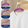 imageSereneLife 100Pack Velvet Hangers  Slim NonSlip Design with Swivel Hook  HeavyDuty Closet Organizer for Shirts Pants ampamp Dresses  Lightweight SpaceSaving Storage Solution  BlackPurple