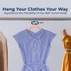 imageSereneLife 100Pack Velvet Hangers  Slim NonSlip Design with Swivel Hook  HeavyDuty Closet Organizer for Shirts Pants ampamp Dresses  Lightweight SpaceSaving Storage Solution  BlackPink