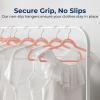 imageSereneLife 100Pack Velvet Hangers  Slim NonSlip Design with Swivel Hook  HeavyDuty Closet Organizer for Shirts Pants ampamp Dresses  Lightweight SpaceSaving Storage Solution  BlackPink