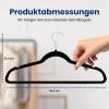 imageSereneLife 100Pack Velvet Hangers  Slim NonSlip Design with Swivel Hook  HeavyDuty Closet Organizer for Shirts Pants ampamp Dresses  Lightweight SpaceSaving Storage Solution  BlackBlack